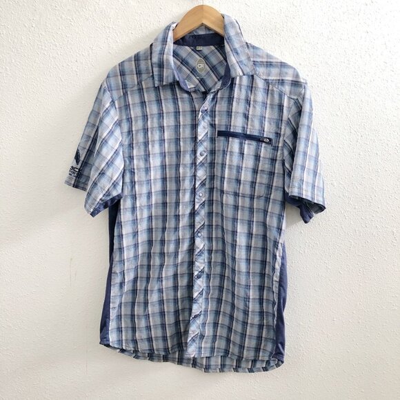 CLUB RIDE Men's Short Sleeve Shirt Size Medium - Picture 1 of 9